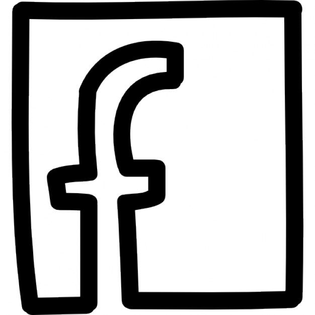 facebook-letter-logo-in-a-square-hand-drawn-outline_318-52041